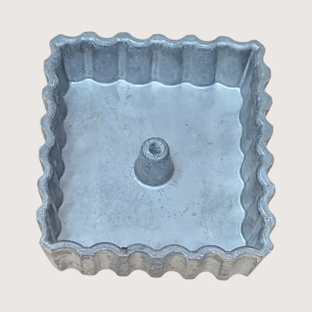 1970s Nordic Ware Cast Aluminum Double Rosette Timbale Iron Set